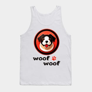 Woof-woof Cute Dog Tank Top